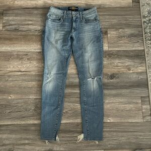 Women’s Lucky Brand regular rise stretch skinny jeans